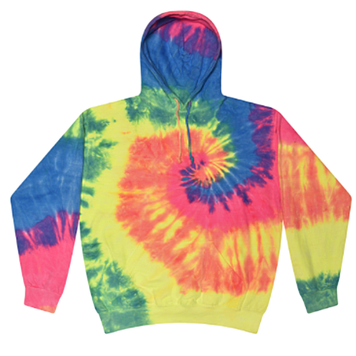 Unisex Tie-Dye Pull Over Hoodie