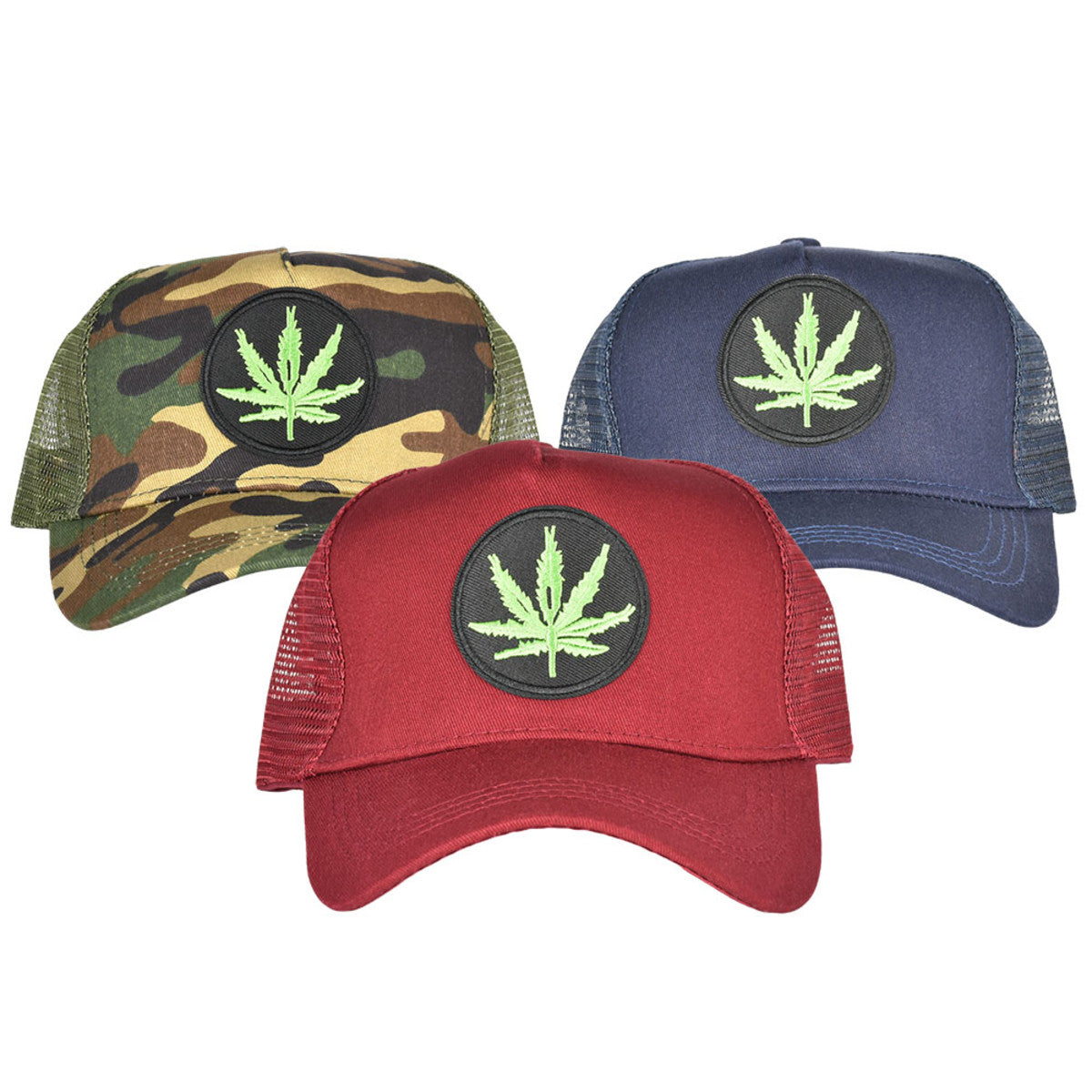 Hemp Leaf Snapback Hat